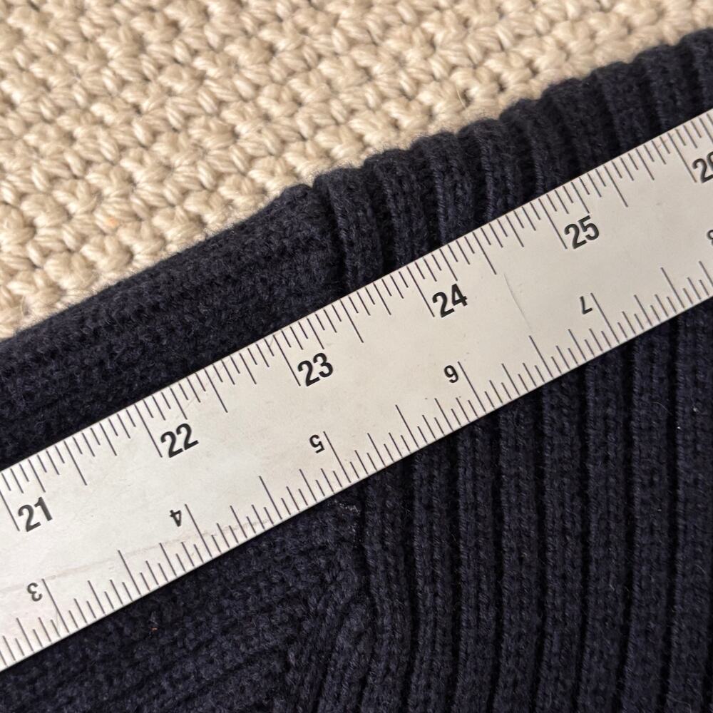 Theory Sweater Jacket Men XL Blue Ryke Cashton Cotton Cashmere Full Zip Cardigan - Picture 6 of 8